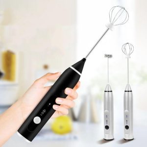 2 In 1 Coffee Egg Beater Rechargeable