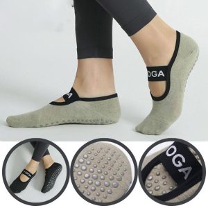 Anti-Slip Yoga Socks With Strip 1 Pair